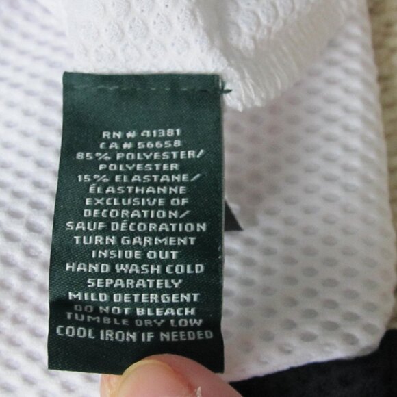 NWOT Women's Ralph Lauren Long-Sleeve Black & White Top & Barely Worn Top - Picture 7 of 13